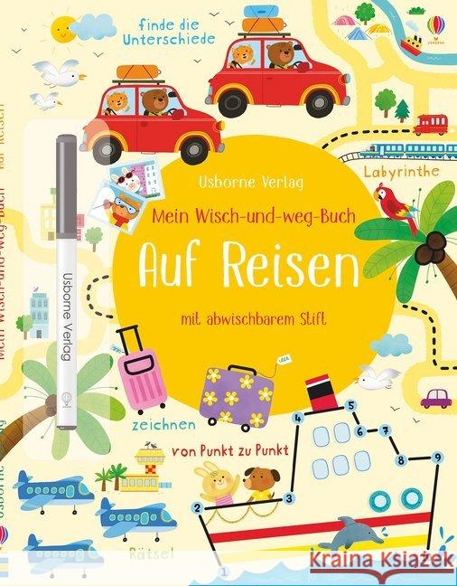 Mein Wisch-und-weg-Buch: Auf Reisen : Mit abwischbarem Stift Robson, Kirsteen 9781789410815 Usborne Verlag