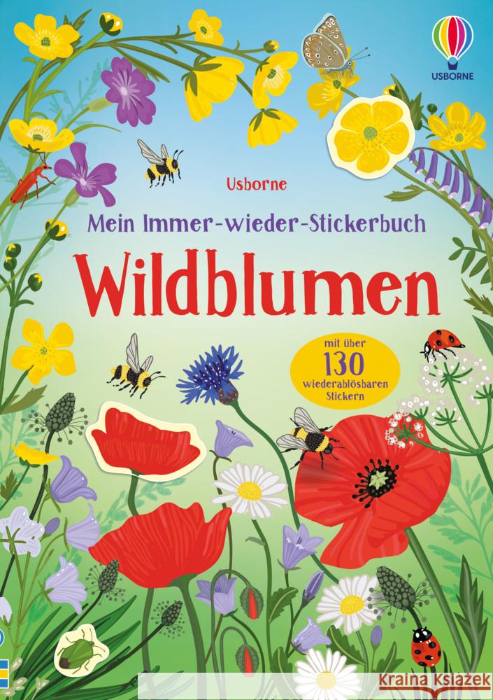 Mein Immer-wieder-Stickerbuch: Wildblumen Young, Caroline 9781789418699