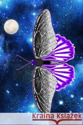 Asexual Space Butterfly Lined Notebook Kat Sanders 9781794701267