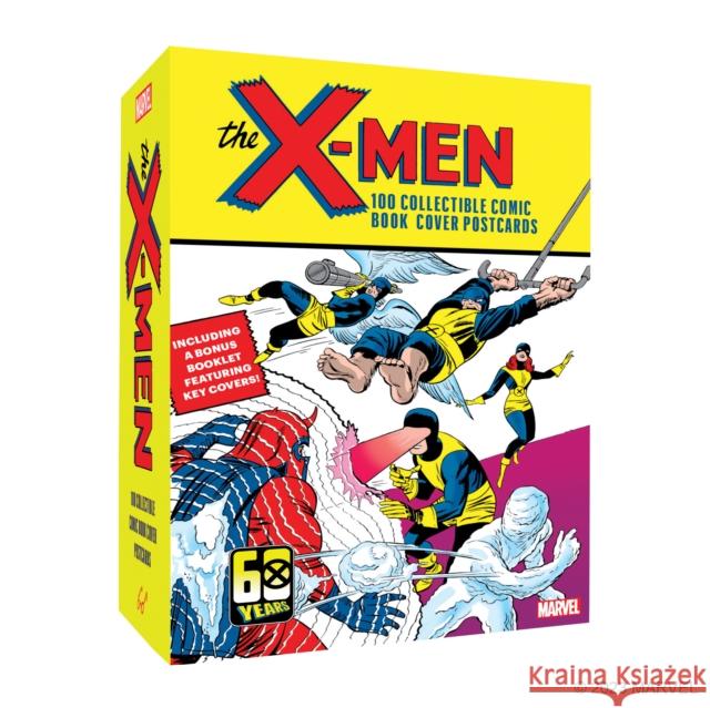 X-Men: 100 Collectible Comic Book Cover Postcards Marvel Comics 9781797225548