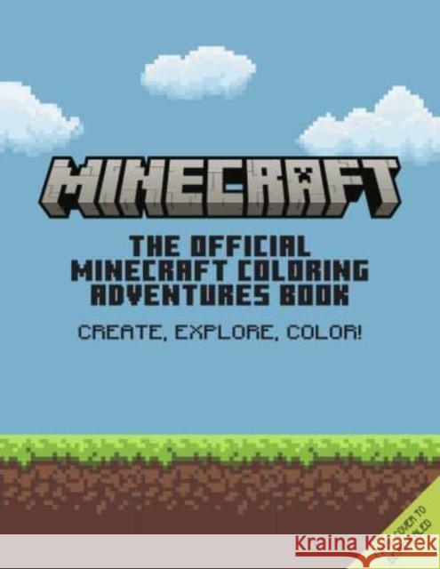 The Official Minecraft Colouring Adventures Book Titan Books 9781803363851