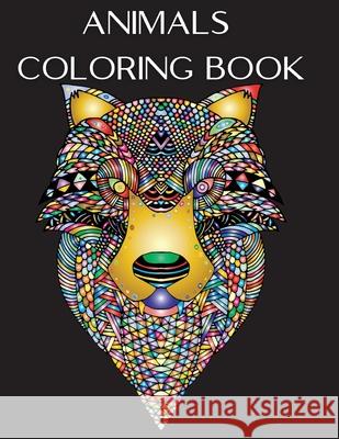 Animals Coloring Book: Stress Relieving Animals Designs for Seniors Adele Ward 9781803868059