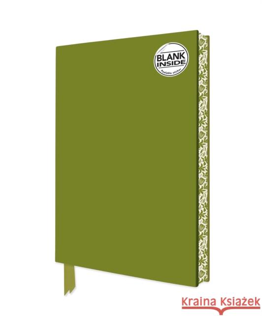 Sage Green Blank Artisan Notebook (Flame Tree Journals) Flame Tree Studio 9781804173572