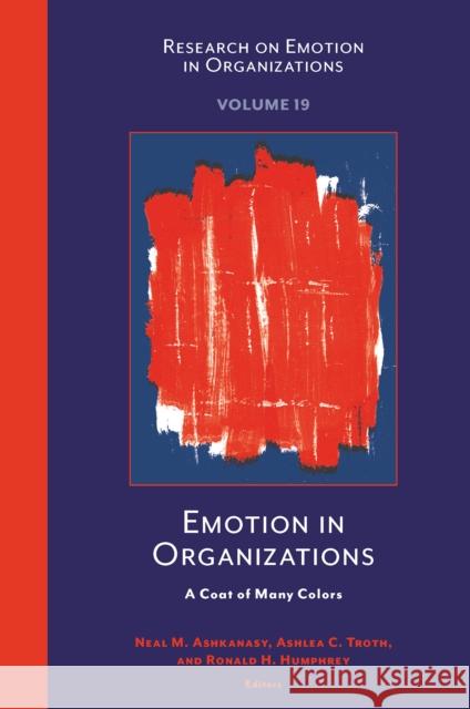 Emotion in Organizations  9781837972517 Emerald Publishing Limited