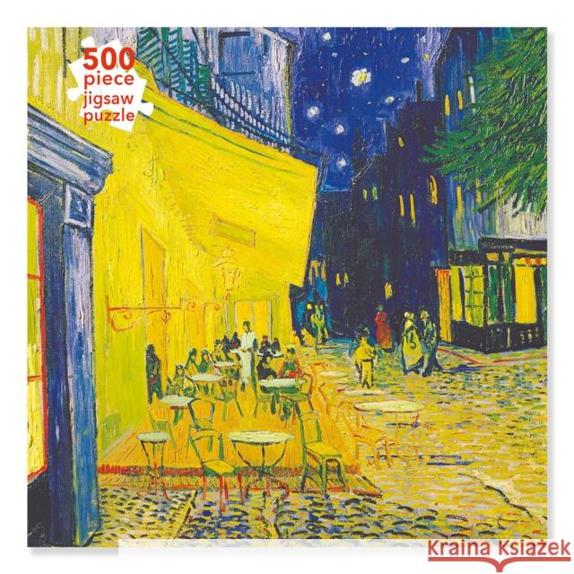 Adult Jigsaw Puzzle Vincent Van Gogh: Café Terrace (500 Pieces): 500-Piece Jigsaw Puzzles Flame Tree Studio 9781839643088