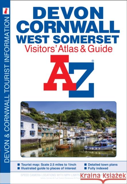 Devon, Cornwall and West Somerset Visitors' Atlas Geographers' A-Z Map Company, Geographers' A-Z Map Company, Geographers' A-Z Map Company 9781843486459