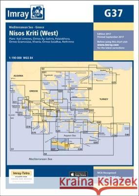 Imray Chart G37: Nisos Kriti (West) Imray 9781846239359