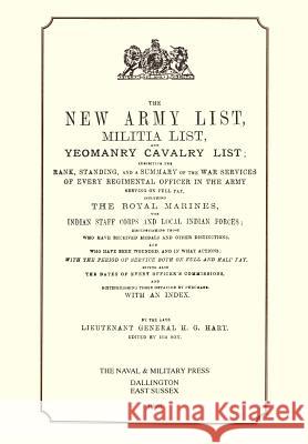 Hart's Army List 1895 Hart 9781847340498