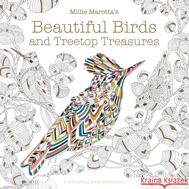 Millie Marotta's Beautiful Birds and Treetop Treasures: A colouring book adventure Marotta, Millie 9781849944434 Batsford Ltd