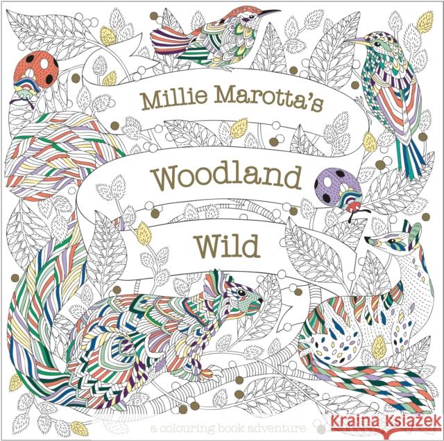 Millie Marotta's Woodland Wild: a colouring book adventure Millie Marotta 9781849946421 Batsford Ltd