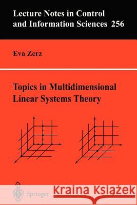 Topics in Multidimensional Linear Systems Theory Eva Zerz 9781852333362 Springer London Ltd