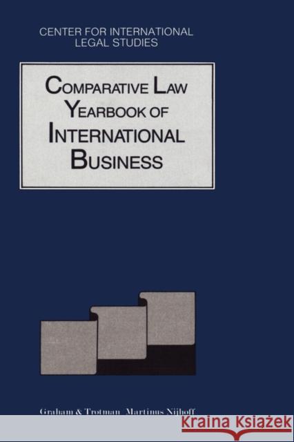 Comparative Law Yearbook of International Business 1990 Campbell 9781853334849