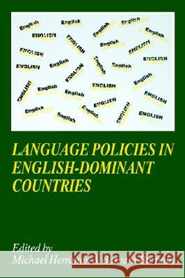 Language Policies/English-Dominant Count Michael Herriman Barbara Burnaby  9781853593468