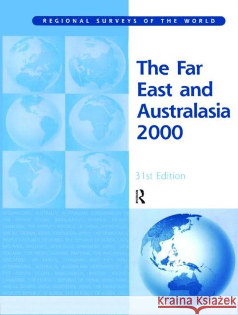 Far East & Australasia 2000 Europa Publications 9781857430622 Thomson Gale