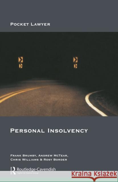 Personal Insolvency Frank Brumby Andrew McTear Chris Williams 9781859419267