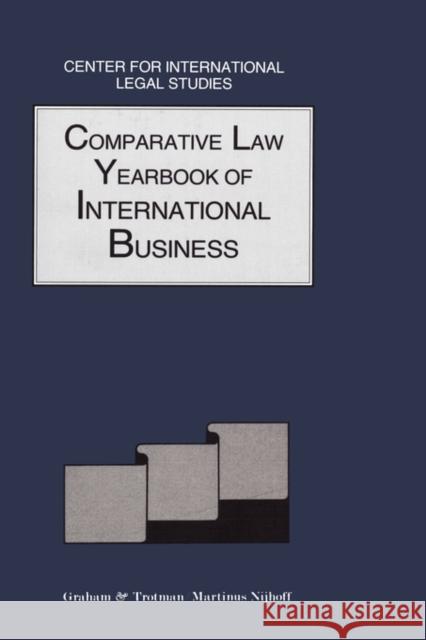 Comparative Law Yearbook of International Business 1994 Campbell 9781859660638