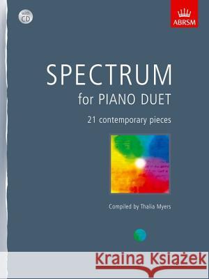 Spectrum for Piano Duet With CD  9781860969713 