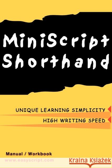 MiniScript Shorthand Leonard Levin 9781893726116