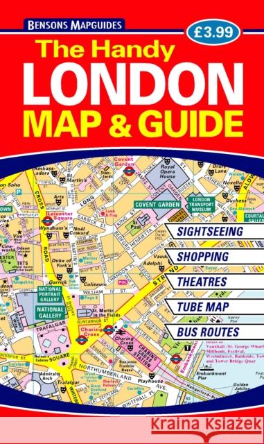 The Handy London Map & Guide Bensons MapGuides 9781898929673