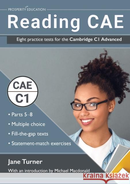 Reading CAE Eight Practice Tests for the Cambridge Jane Turner 9781913825287 Prosperity Education
