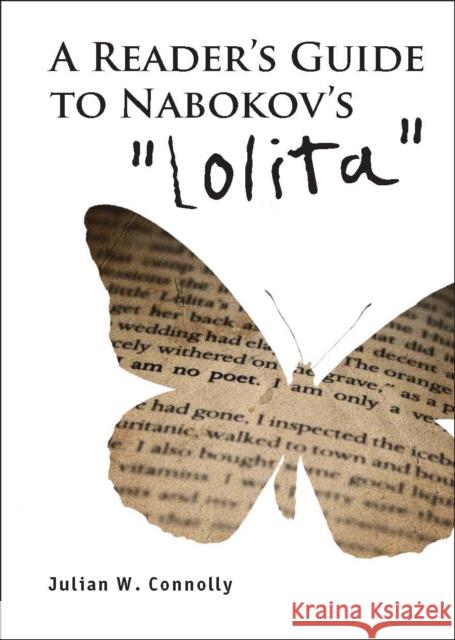 A Reader's Guide to Nabokov's 'Lolita' Connolly, Julian 9781934843666 Academic Studies Press