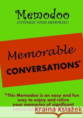 Memodoo Memorable Conversations Memodoo   9781939235084