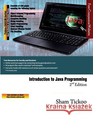 Introduction to Java Programming, 2nd Edition Prof Sham Purdu 9781942689850 Cadcim Technologies