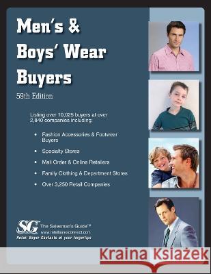 Men's & Boys Wear Buyers Directory 2022 Pearline Jaikumar   9781954866188 Retail Sales Connect