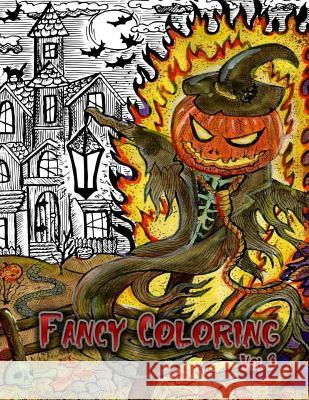 Fancy Coloring: Beauty of Horror Adults Coloring Books Coloring Creator 9781977863355 Createspace Independent Publishing Platform