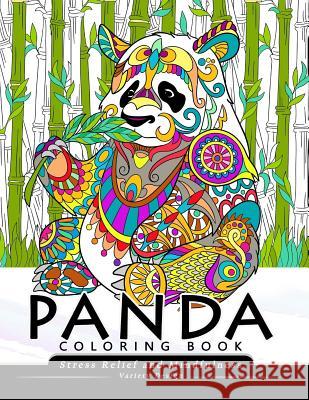 Panda Coloring Book: Stress-relief Coloring Book For Grown-ups, Adults (Animal Coloring Book) Balloon Publishing 9781981571666