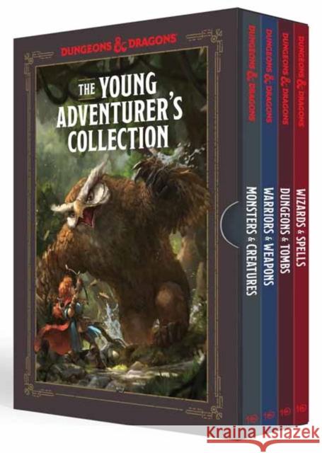 The Young Adventurer’s Collection: Monsters and Creatures, Warriors and Weapons, Dungeons and Tombs, Wizards and Spells Jim Zub 9781984859549 Random House USA Inc