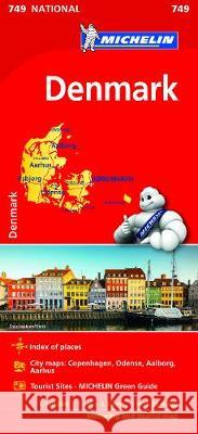 Denmark - Michelin National Map 749: Map Michelin 9782067216396 Michelin National Road Maps