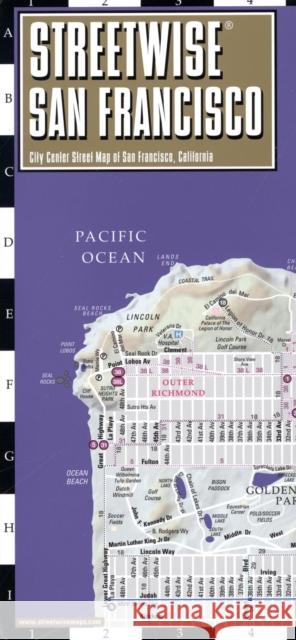 Streetwise San Francisco Map - Laminated City Center Street Map of San Francisco, California Michelin 9782067229839 Streetwise Maps