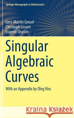 Singular Algebraic Curves: With an Appendix by Oleg Viro Greuel, Gert-Martin 9783030033491 Springer