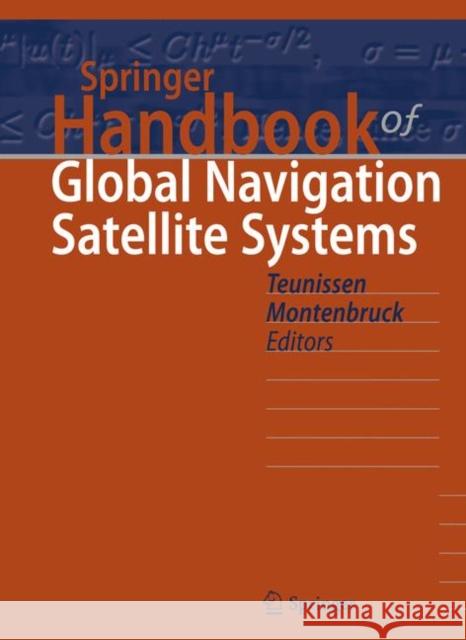 Springer Handbook of Global Navigation Satellite Systems Peter Teunissen Oliver Montenbruck 9783030731724