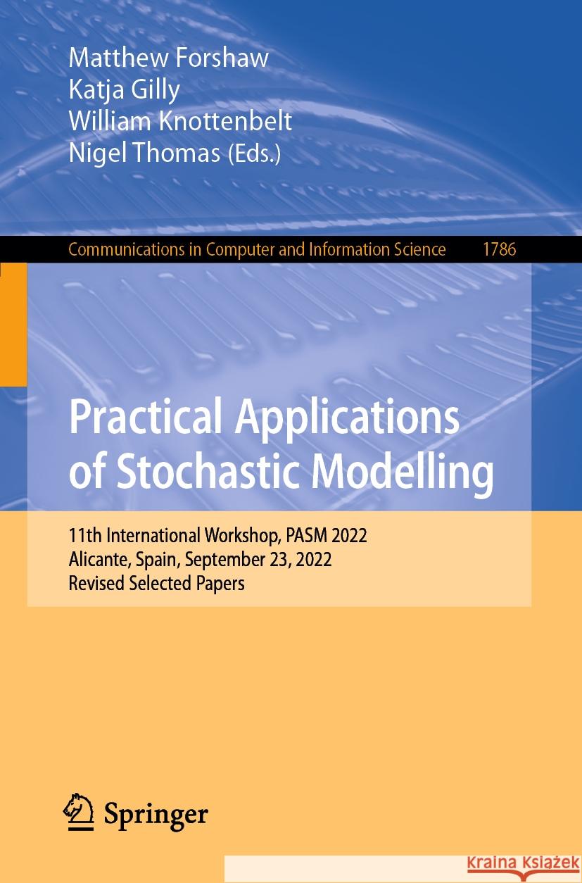 Practical Applications of Stochastic Modelling  9783031440526 Springer Nature Switzerland