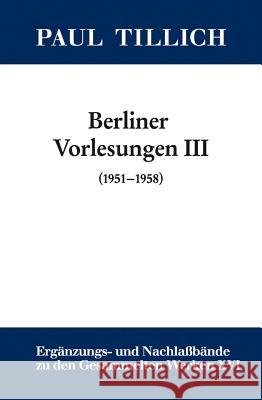 III. (1951-1958) No Contributor 9783110205312 Walter de Gruyter