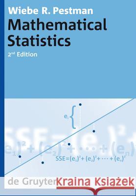 Mathematical Statistics Wiebe R. Pestman 9783110208528 De Gruyter