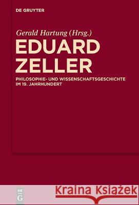Eduard Zeller Gerald Hartung 9783110208573