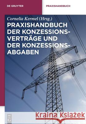 Praxishandbuch der Konzessionsverträge und der Konzessionsabgaben No Contributor 9783110261615 de Gruyter