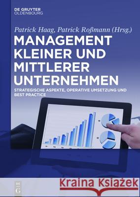 Management kleiner und mittlerer Unternehmen Haag, Patrick 9783110413922 Walter de Gruyter
