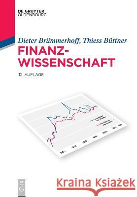 Finanzwissenschaft Dieter Brümmerhoff, Thiess Büttner 9783110530742