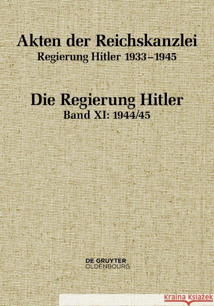 1944/45 Michael Hollmann Hauke Marahrens 9783110685589 Walter de Gruyter