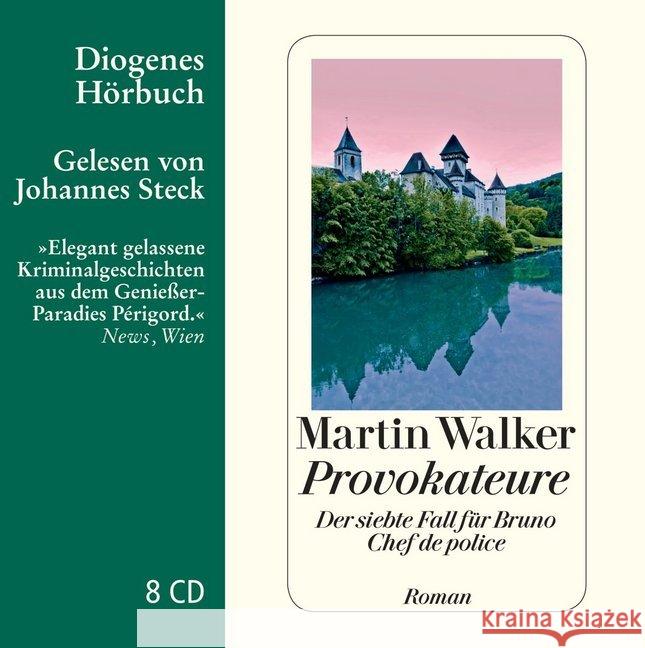 Provokateure, 8 Audio-CDs : Der siebte Fall für Bruno, Chef de police. Ungekürzte Ausgabe Walker, Martin 9783257803631