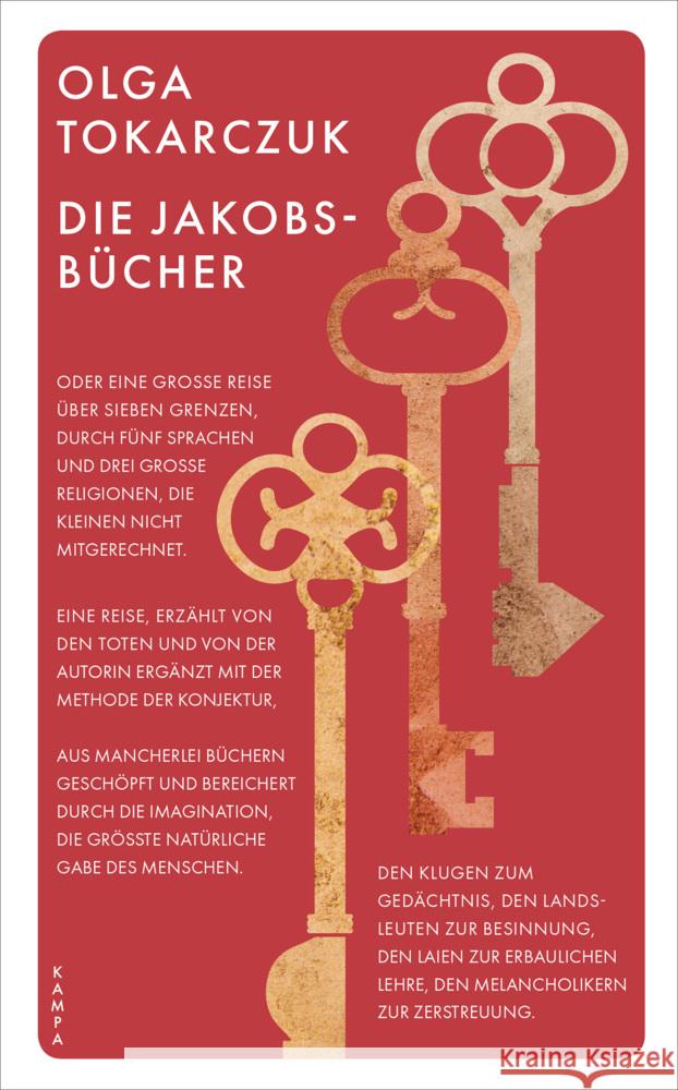Die Jakobsbücher Tokarczuk, Olga 9783311150329 Kampa Verlag