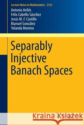 Separably Injective Banach Spaces Antonio Aviles Felix Cabello Jesus M. F. Castillo 9783319147406 Springer