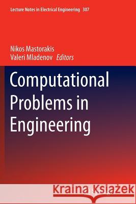 Computational Problems in Engineering Nikos Mastorakis Valeri Mladenov 9783319375496