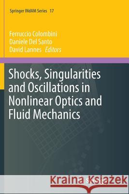 Shocks, Singularities and Oscillations in Nonlinear Optics and Fluid Mechanics Ferruccio Colombini Daniele De David Lannes 9783319848044