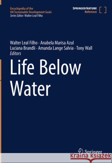 Life Below Water Walter Lea Ulisses Azeiteiro Anabela Marisa Azul 9783319985350 Springer