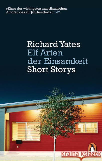 Elf Arten der Einsamkeit : Short Storys Yates, Richard 9783328104735 Penguin Verlag München